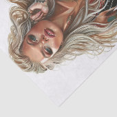 Biker Babe12 Tissuepapier (Detail)