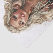 Biker Babe9 Tissuepapier (Detail)