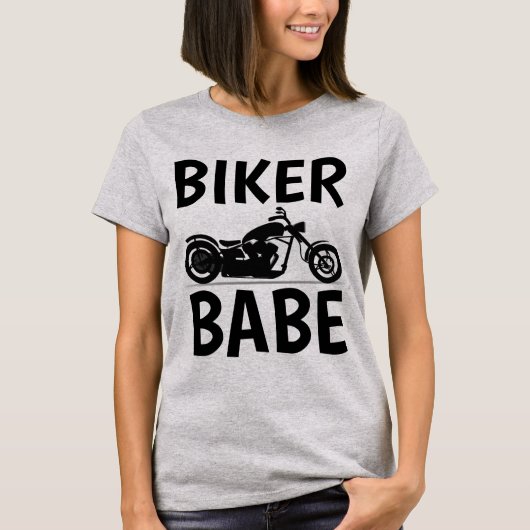 BIKER BABE, Dames- en T-shirts (Voorkant)