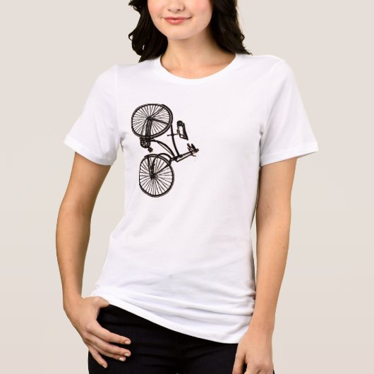 Biker  Bike T-shirt (Voorkant)