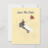 Biker Bruiloft Save The Date (Voorkant)