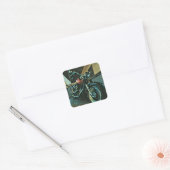 Biker-cadeaus Vierkante Sticker (Envelop)