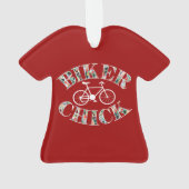 Biker Chick Bike Ornament (achterkant)