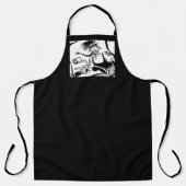 Biker Chick chef apron Schort (Voorkant)