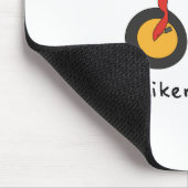 Biker Chick Mousepad Muismat (Hoek)
