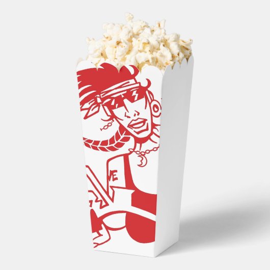Biker Chick rode witte popcorn dozen Bedankdoosjes (Popped)