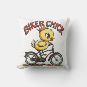 Biker Chick Sierkussen