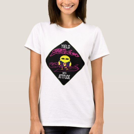 Biker Chick T-shirt (Voorkant)