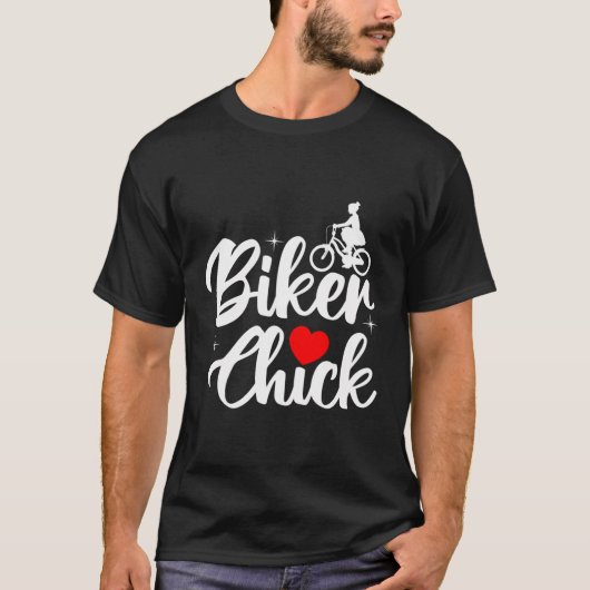 Biker Chick T-shirt (Voorkant)
