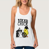 BIKER CHICK, T-shirts moto pour dames (Devant)