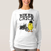 BIKER CHICK, T-shirts moto pour femmes (Devant)