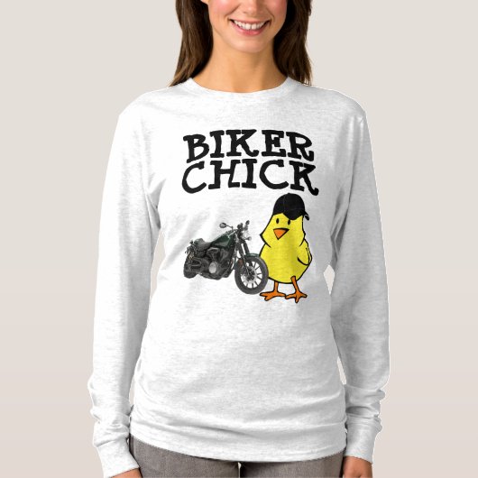 BIKER CHICK, T-shirts moto pour femmes (Devant)