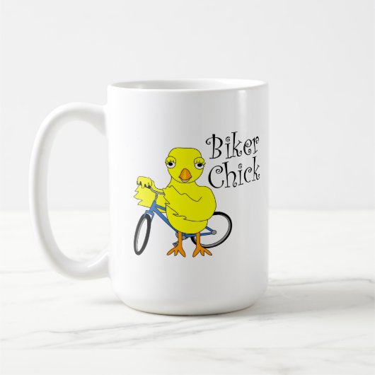 Biker Chick Tekst Koffiemok (Links)