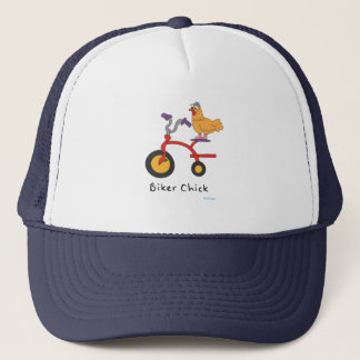 Biker Chick Trucker Hat Trucker Pet