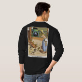 Biker Chicken black long sleeve shirt back (Achterkant volledig)