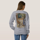 Biker Chicken women grijs sweatshirt back (Achterkant volledig)