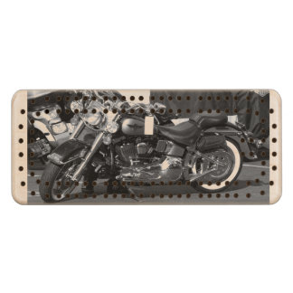 Biker Cribbage Board Houten Cribbagebord