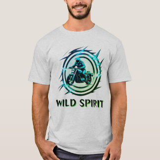 Biker design T-shirt