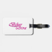 Biker Diva Bagagelabel (Achterkant horizontaal)