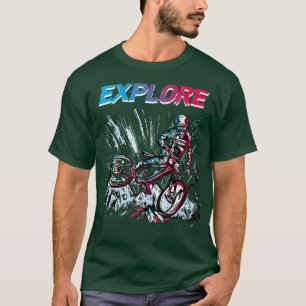 Biker Fiets Wielrennen Wielrenner Fiets Rijden 190 T-shirt