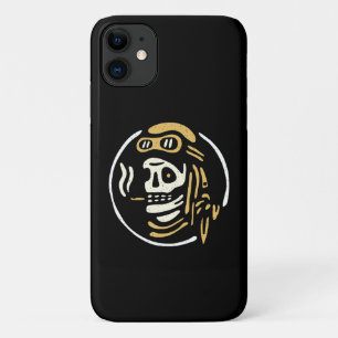 Biker Ghost Pilot Halloween Funny Gift iPhone 11 Hoesje