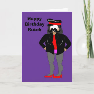 biker, Happy Birthday Butch Kaart