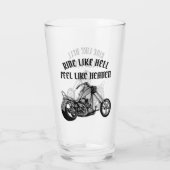 Biker Heaven Glas (Achterkant)