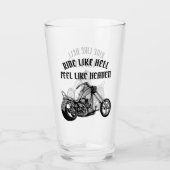 Biker Heaven Glas (Voorkant)