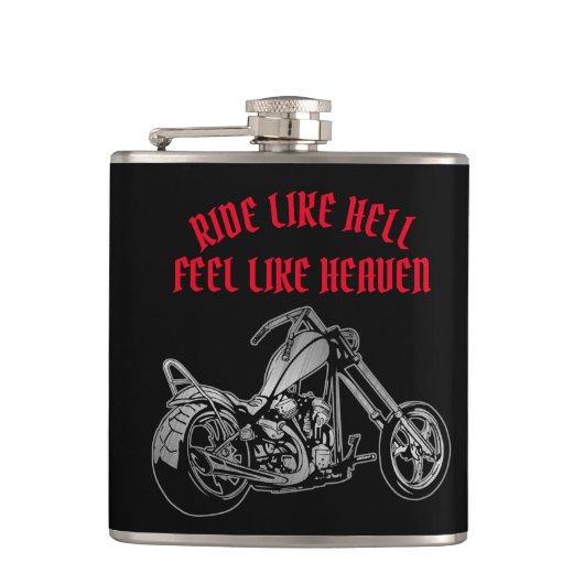 Biker Heaven Heupfles (Voorkant)