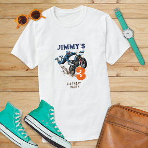 Biker Kind Dirt Stunt Bike Birthday T-shirt