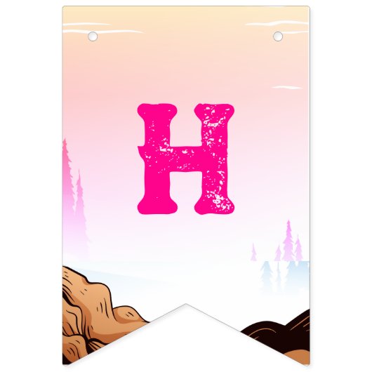 Biker Kind Dirt Stunt Bike Verjaardag Bunting Flag Vlaggetjes (Tweede vlag)