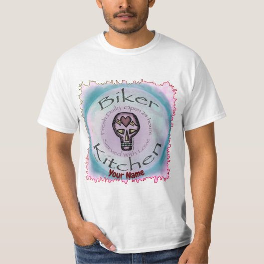 Biker Kitchen t-shirt (Voorkant)