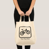Biker-Logo Tote Bag (Voorkant (product))
