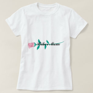 Biker mam met roze 2 t-shirt