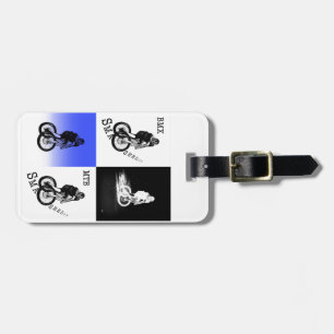 Biker MTB BMX CYCLIST-stickers Bagagelabel