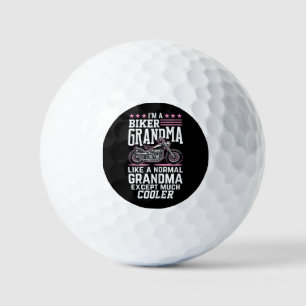 Biker Oma - Motorfiets Oma Biker Oma Golfballen