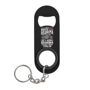 Biker Oma - Motorfiets Oma Biker Oma Mini Flessenopener