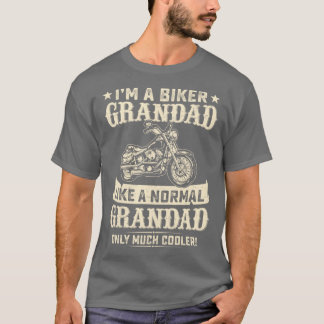 Biker-opa veel cooler Beste opa ooit Motorfiets T-shirt