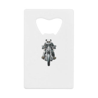 Biker Panda Kredietkaart Flessenopener