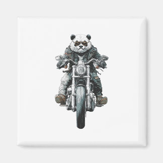 Biker Panda Magneet