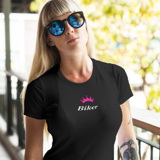 Biker Queen motorfiets t-shirt