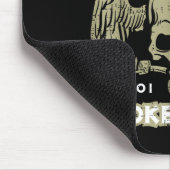 Biker Ride So I Dont Choke People Funny Motorcycle Muismat (Hoek)