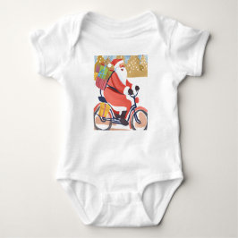 Biker santa claus romper
