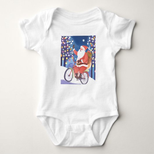 Biker santa claus romper (Voorkant)