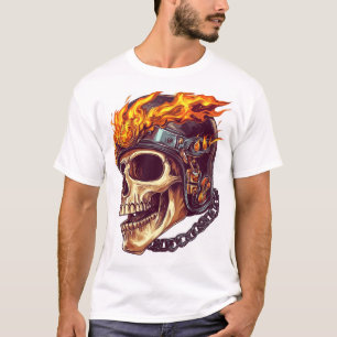 Biker Schedel Reaper T-shirt