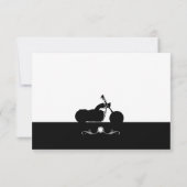 Biker Silhouette rsvp (Achterkant)