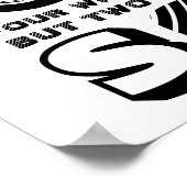 Biker Soul, persoonlijke geboortedatum Poster (Hoek)