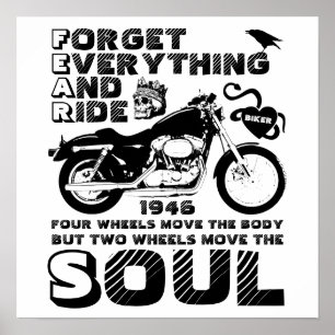 Biker Soul, persoonlijke geboortedatum Poster
