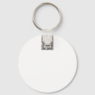 Biker Vader Vintage Motorfiets Vector Design_1 Sleutelhanger