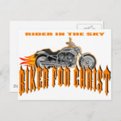 Biker voor Christus Briefkaart (Voorkant / Achterkant)